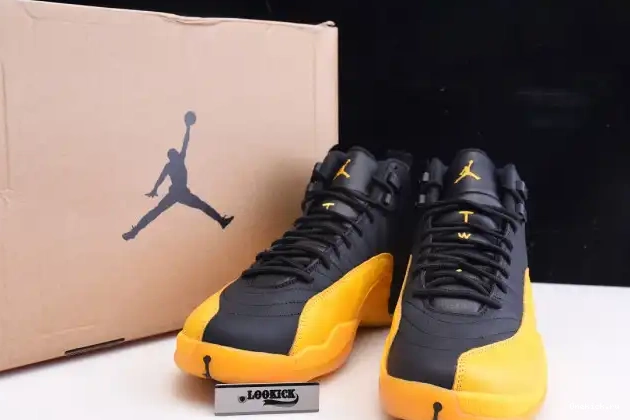 One Kick Gold 130690-070 Retro Black University Air 12 Jordan 0609